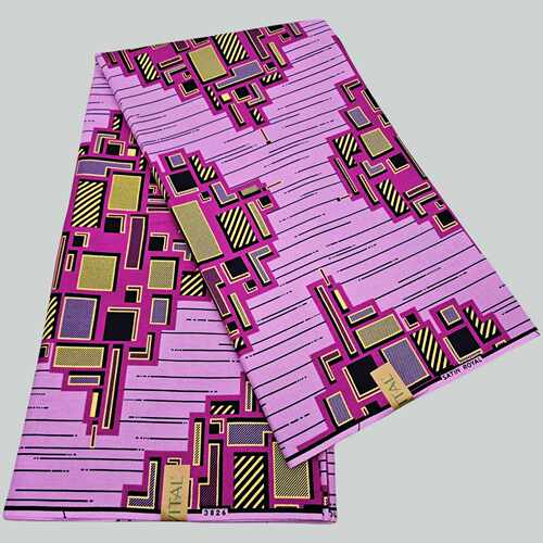 African golden wax Ankara fabric非洲蜡染布棉软24S金粉蜡布