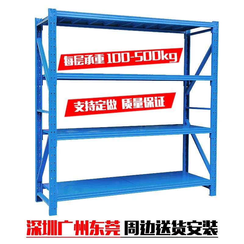 货架置物架多层仓储展示架多功能仓库货架家用铁架子储物自由组合