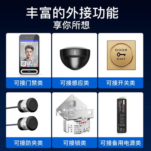 自动感应门电机整套机组电动玻璃门控制器轨道自动平移门门禁系统