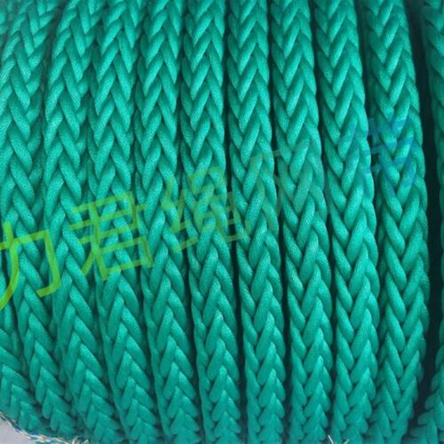 绿色12股缆绳4CM聚乙烯绳50mm 船用高强度尼龙绳60mm  蓝色三股绳