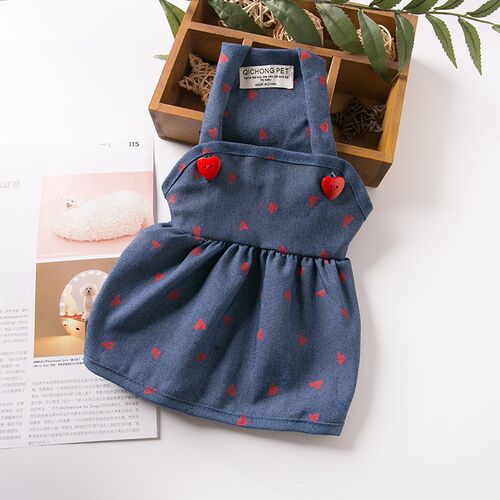 猫咪狗狗南瓜裙春夏款吊带连衣裙比熊泰迪衣服