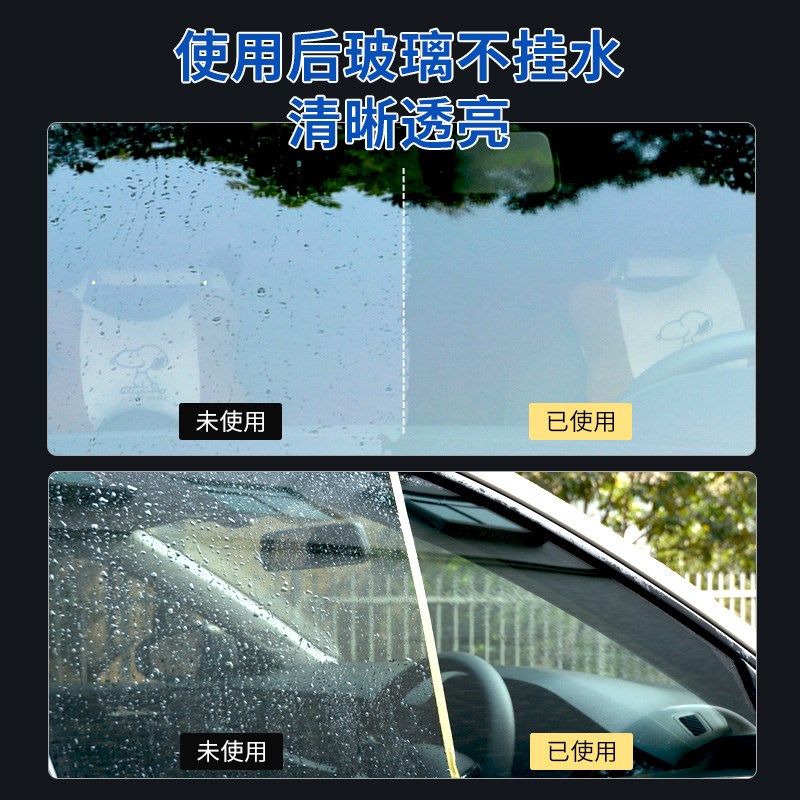 SOFT99前档玻璃去油膜清洁剂 车窗强力除水垢镀膜清洁套组