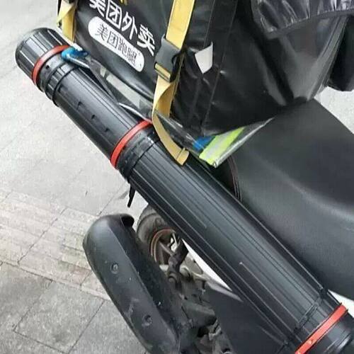电动雨伞收纳筒外卖骑手