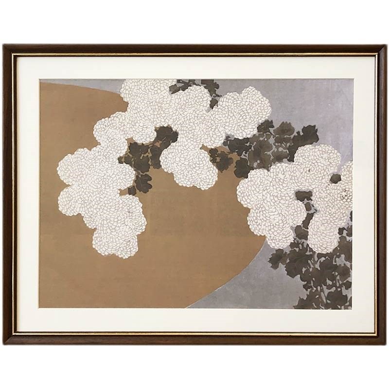 神坂雪佳 轻奢新中式客厅装饰画简约日式挂画日料店酒店民宿壁画