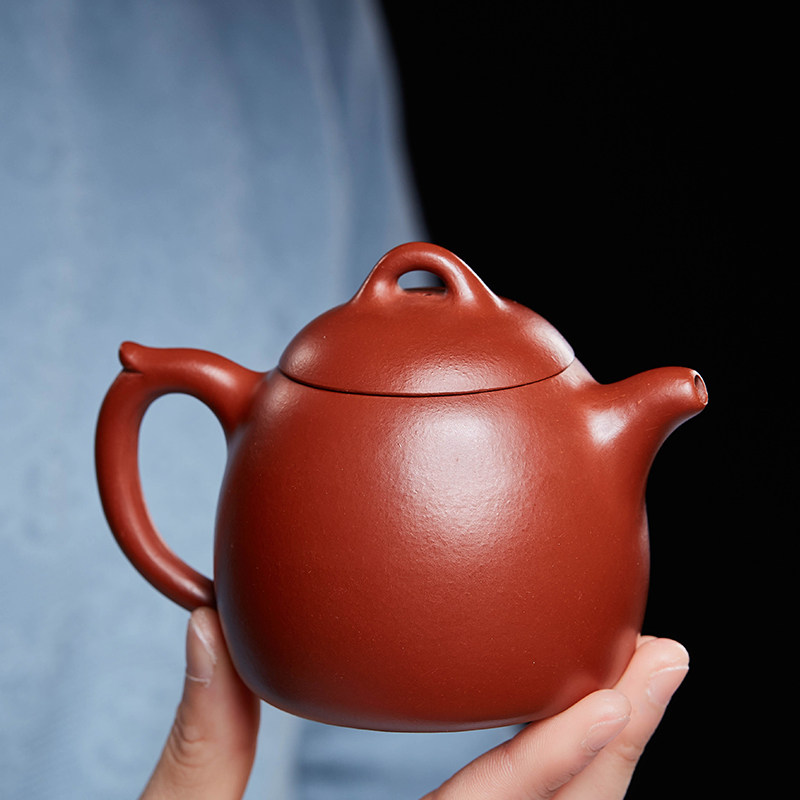 宜兴紫砂壶纯手工原矿大红袍秦权泡茶单壶家用功夫茶具茶壶套装