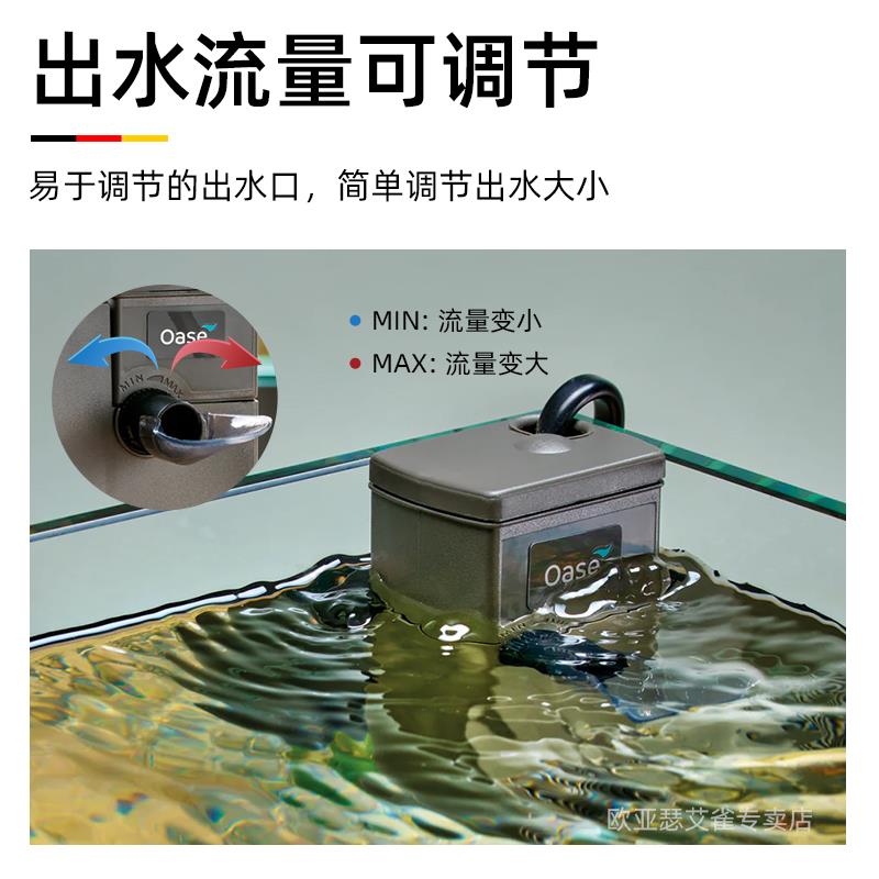欧亚瑟小鱼缸内置过滤器三合一净水循环过滤设备水族箱草缸过滤器