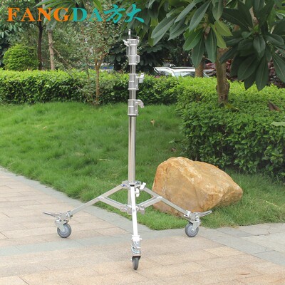 奥宝MF-7070B重型影视灯架影视器材灯架支架三脚架带滑轮工厂批发
