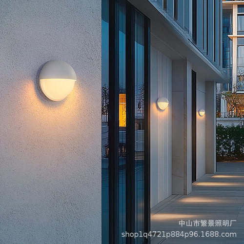 大门灯户外led简约现代墙壁灯防水壁灯高亮围墙庭院门厅灯