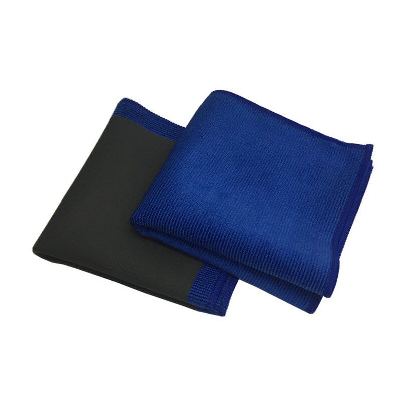 汽车美容用红色魔泥布 30*30多功能超细纤维磨泥巾 去污泥工具