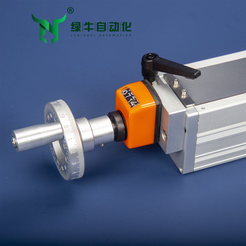 手摇模组手动滑台XY十字钢带全封闭T型丝杆数显器微调微型NN65-M