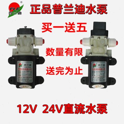 小型增压电动普兰迪直流微型水泵隔膜泵自吸泵12V24V小水泵抽水泵