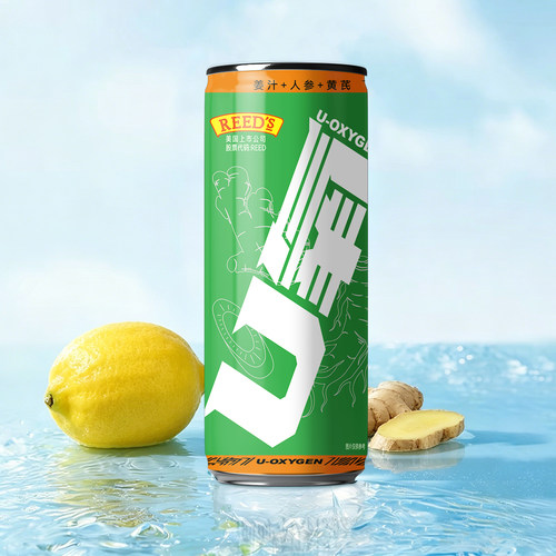 姜勒比柠檬味姜汁气泡饮料1罐装