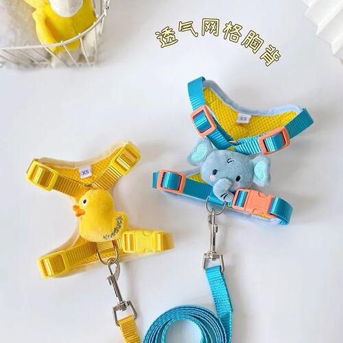 猫咪牵引绳防挣脱遛猫绳狗狗小狗夏季外出专用绳子可爱幼猫用品