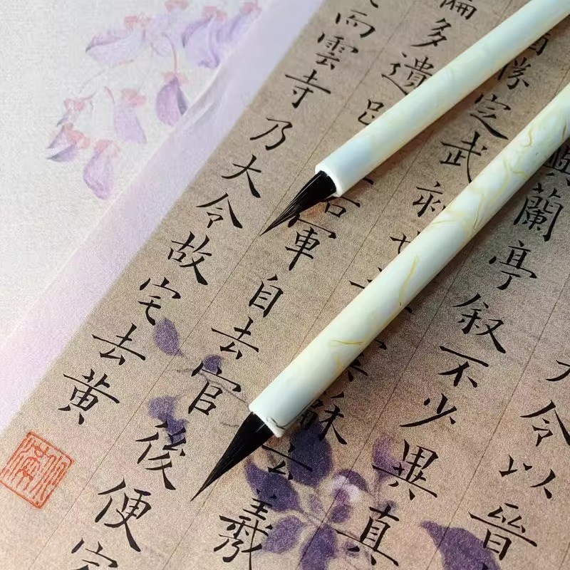 【云川 忘羡】黑尖紫毫小楷专用书法毛笔古风临摹经书隶篆勾线笔