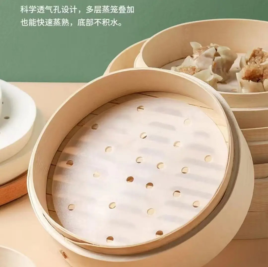 【下单立减50】蒸笼纸纸垫一次性垫纸家用干净蒸馒头不粘笼屉纸BW