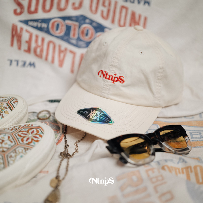 Ntnps99个问题 美式棒球帽百搭夏季户外男女磨毛斜纹基础logo弯檐