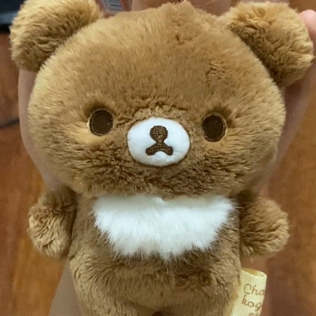 轻松熊SS同款毛绒挂件公仔