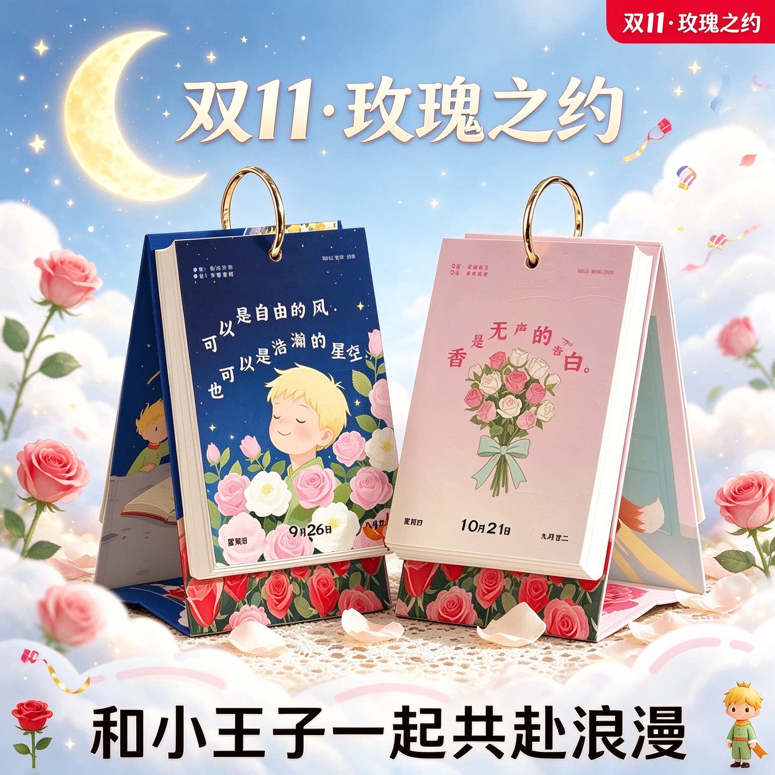 2027小王子B612星球台历治愈