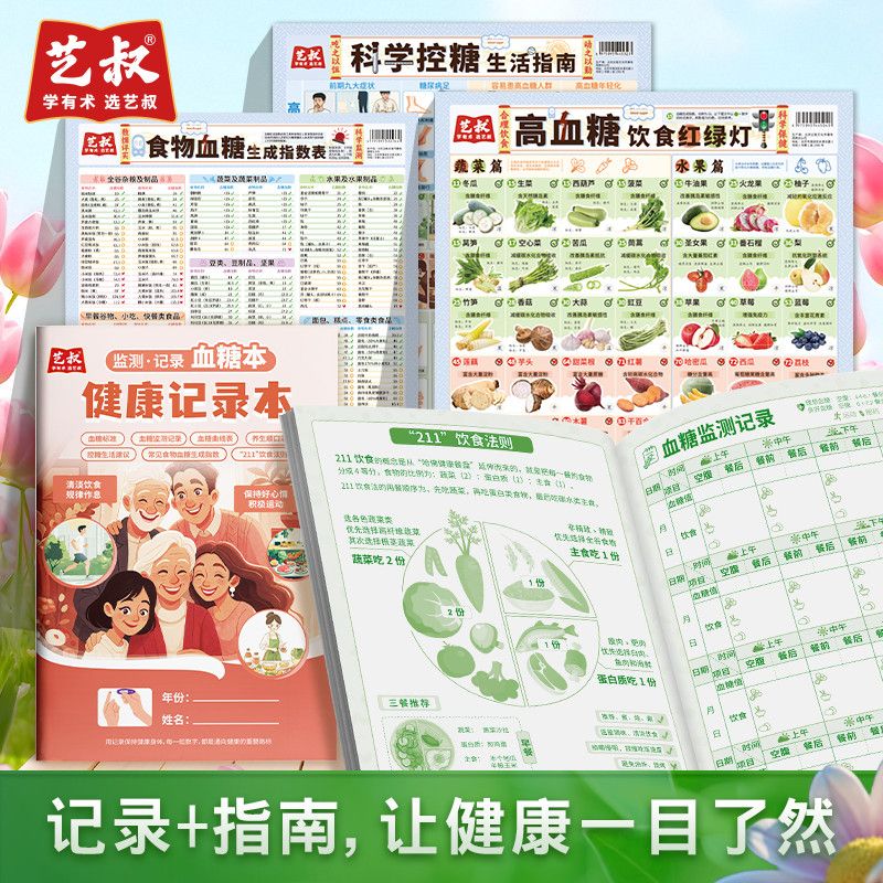 血糖监测饮食忌口记录本