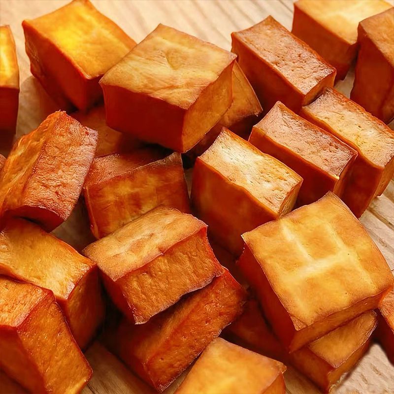 通江大巴山特产柴火烟熏豆干600g软糯有嚼劲炒菜烧烤食材包邮