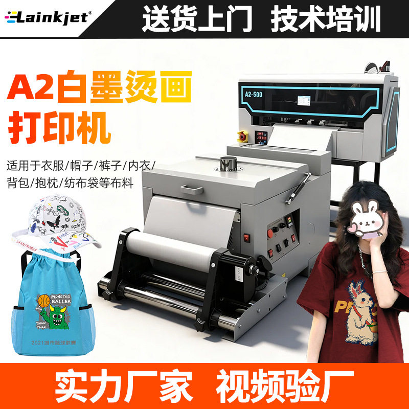 DTF数码印花白墨烫画打印机42cm分体抖粉热转印T恤抱枕个性烫印刷
