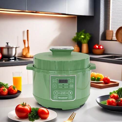 跨境220V商用家用4L/5L/6L高压锅全自动蒸煮不粘多功能压力锅速煮