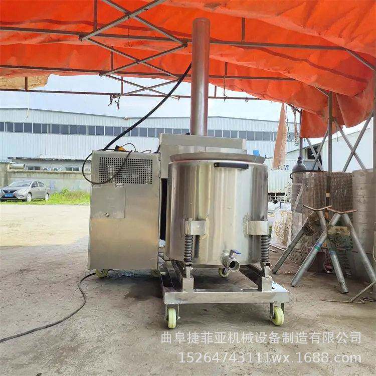 大吨位压力工业果蔬收汁机葡萄酒果酒用液压压榨机渣压榨脱汁机