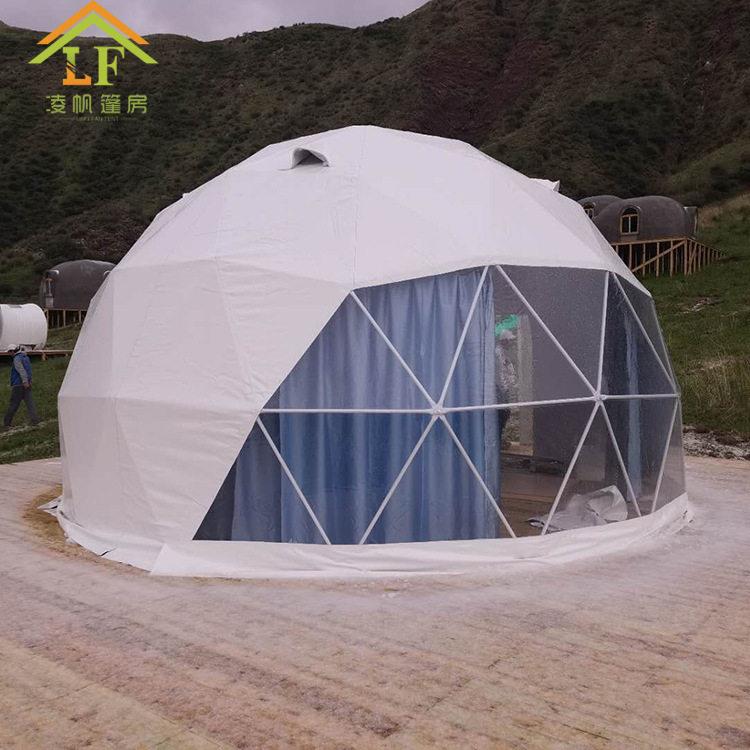 广州凌帆篷房科技有限公司热销户外民宿酒店帐篷圆顶星空帐篷tent
