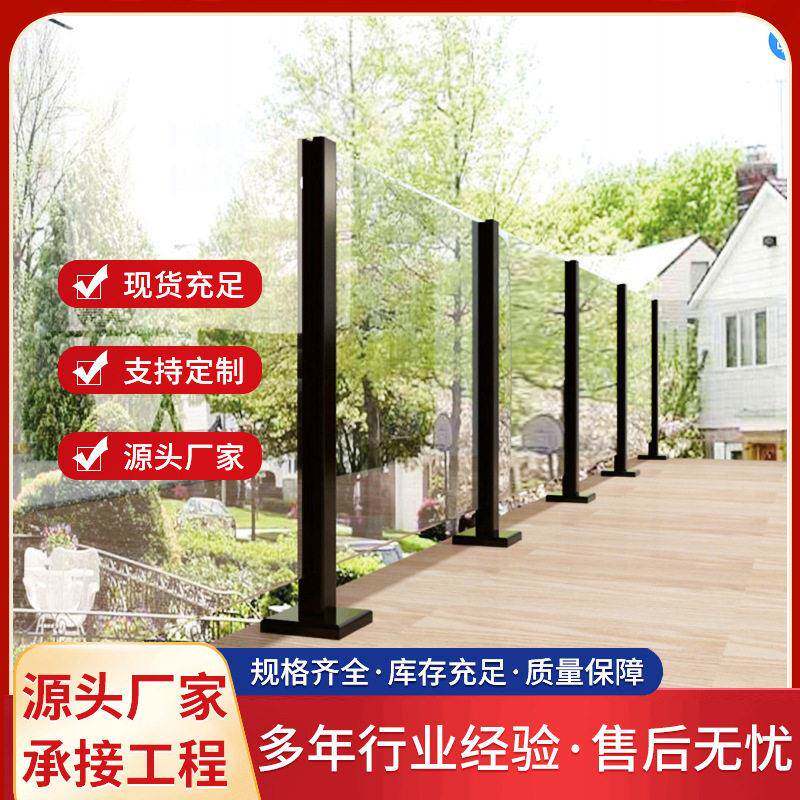 佛山爆款04不锈钢楼梯扶手立柱景区商场不锈钢栏杆玻璃栏杆立柱