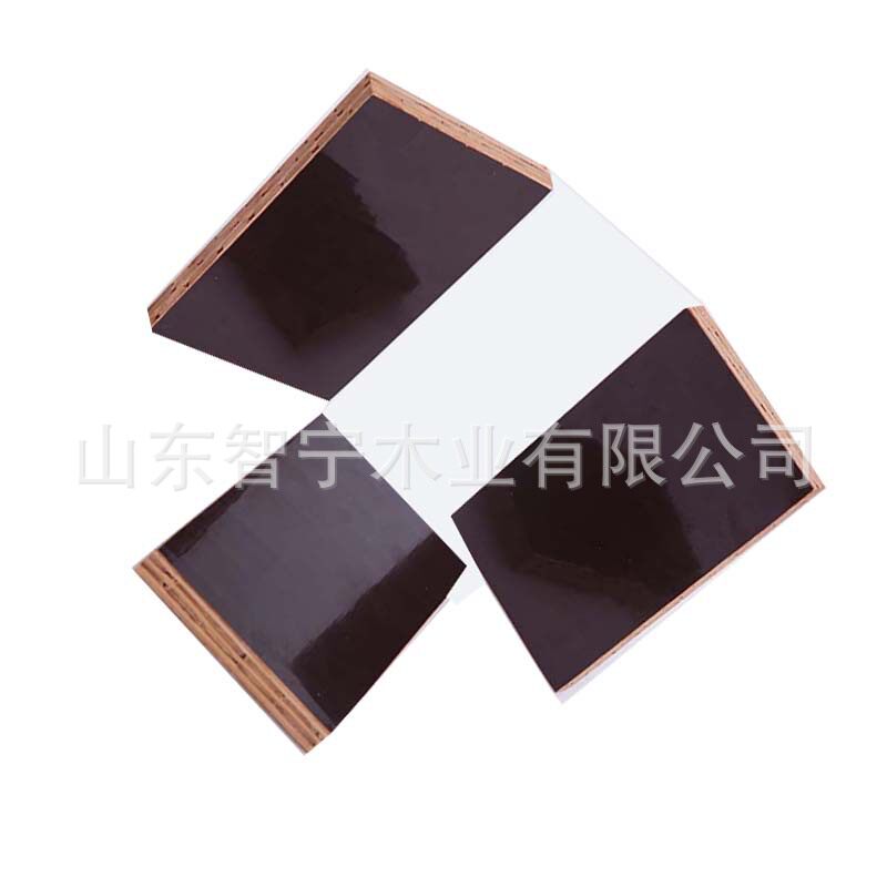 泰安镜面竹胶板黑色覆膜板建筑模板工地用混凝土工程板清水模板