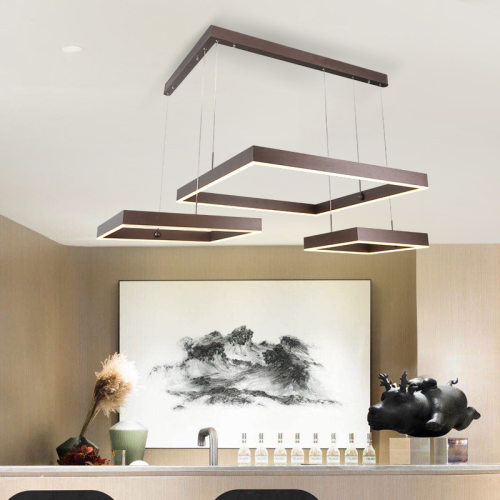 客厅餐厅吊灯led简约现代吸顶长方形北欧式灯具创意阳台卧室灯饰