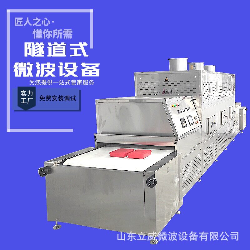 微波香榧烘烤熟化设备隧道式坚果灭活杀虫卵设备干果类烘焙机