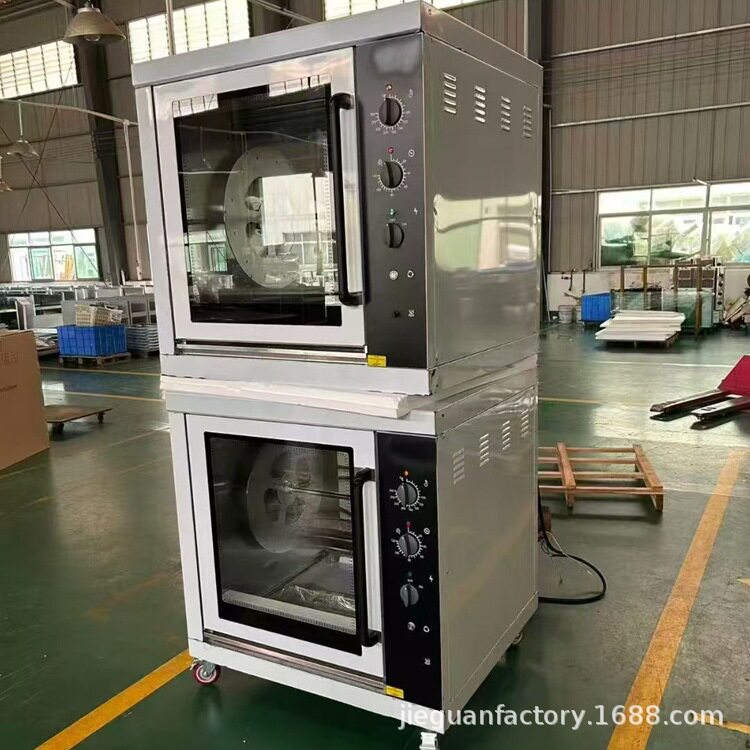 杰冠EB-202双层旋转电烤鸡炉电热烧鸡炉烤鸭炉烤鸡腿炉电烤箱
