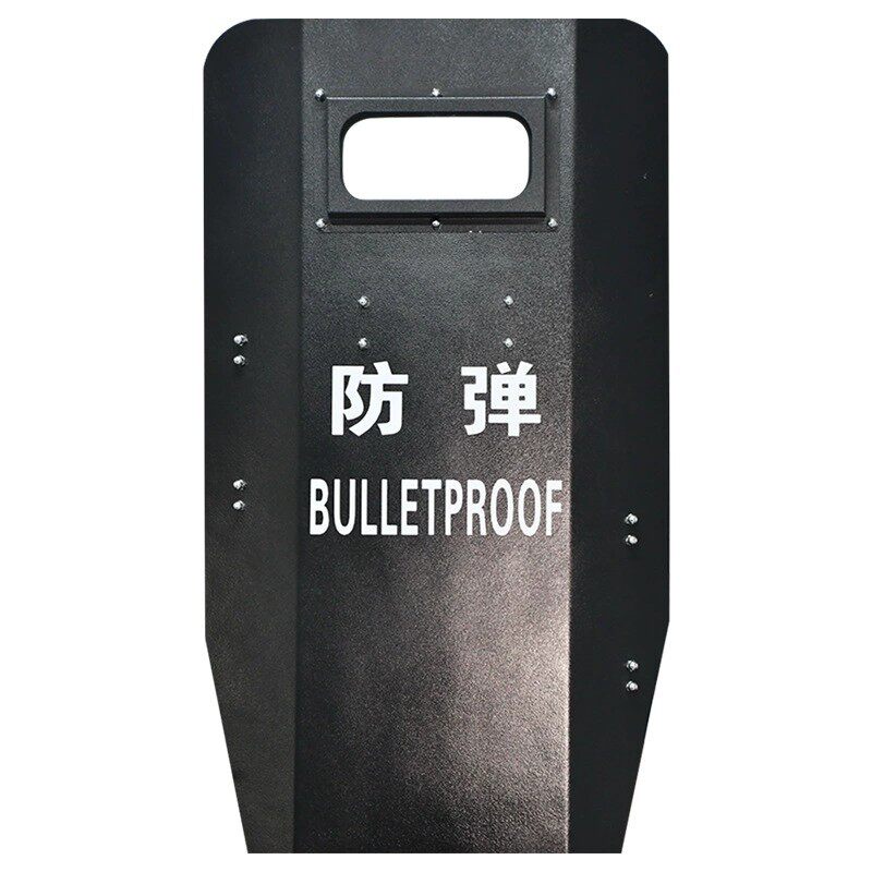 防弹盾牌4级手持钢制防暴盾牌实弹防护钢板安保器材