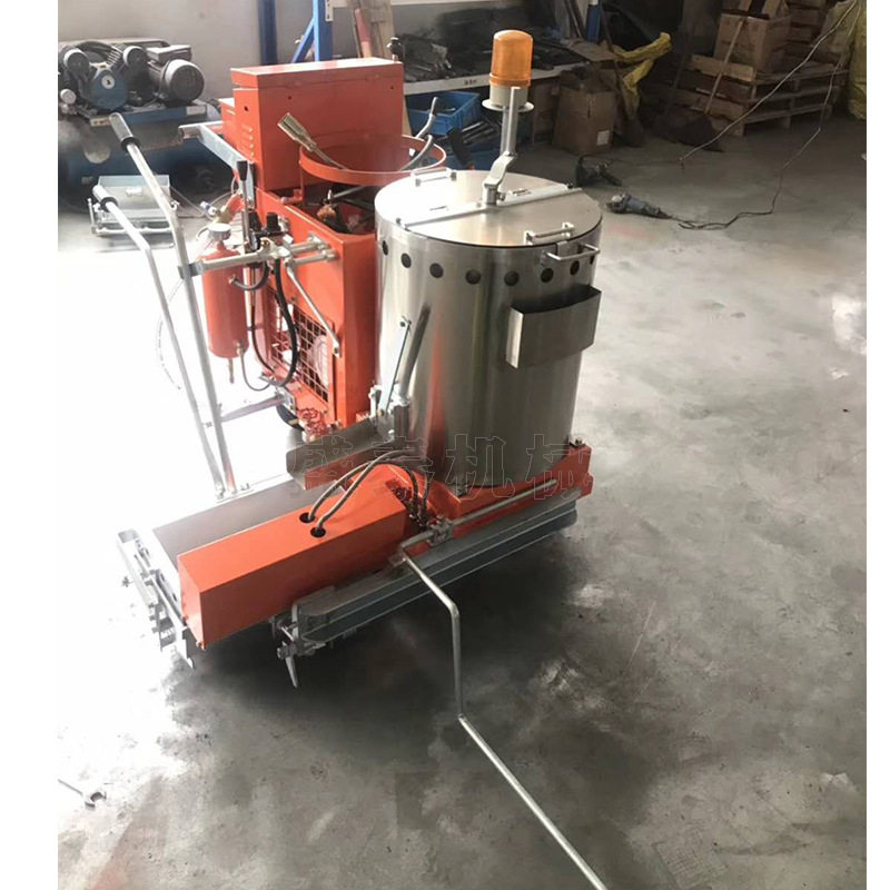 车位划线设备众诚机械道路标线机震荡线减速带标线机公路画线机