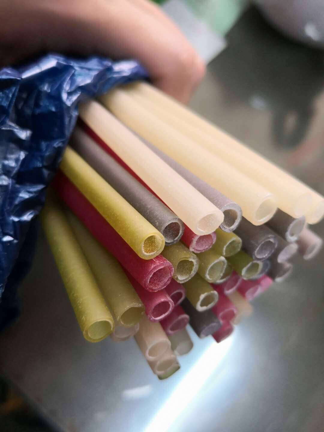 环保大米吸管生产设备大米吸管生产线大米吸管加工设备