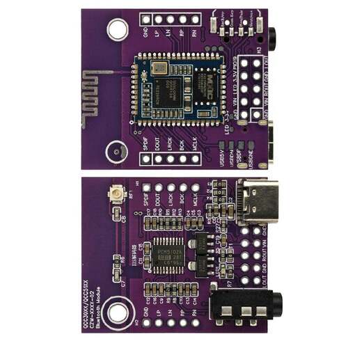 高品质蓝牙音频接收器高通QCC系列支持LDAC及 HD等格式PCM5102A