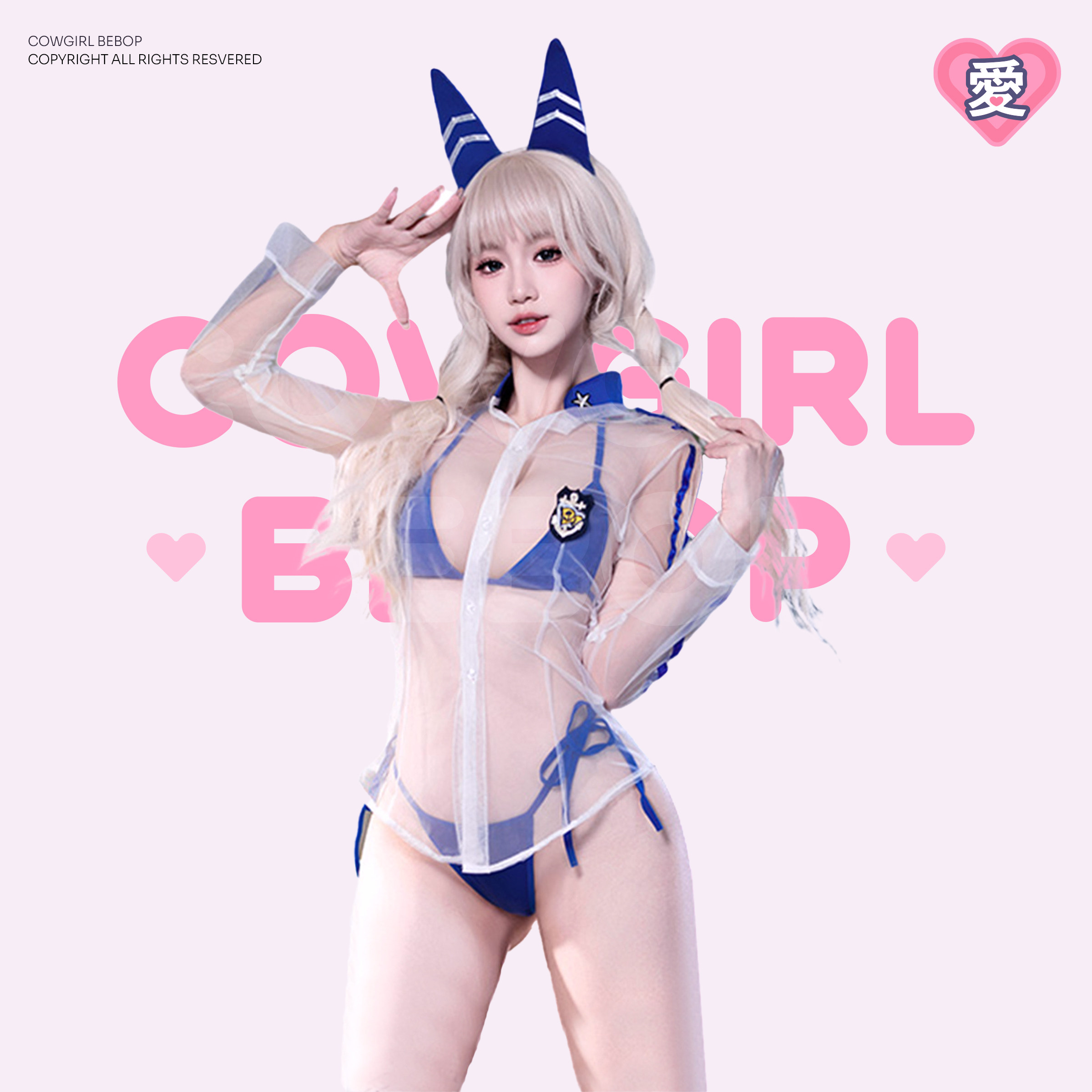 性感漆皮cos二次元哥特辣妹战袍