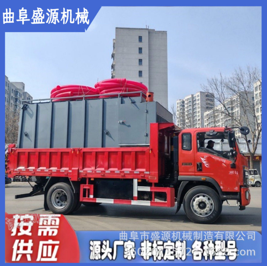 自吸式装灰机粉煤灰装罐气力输送机规格移动方箱清灰气力吸灰车