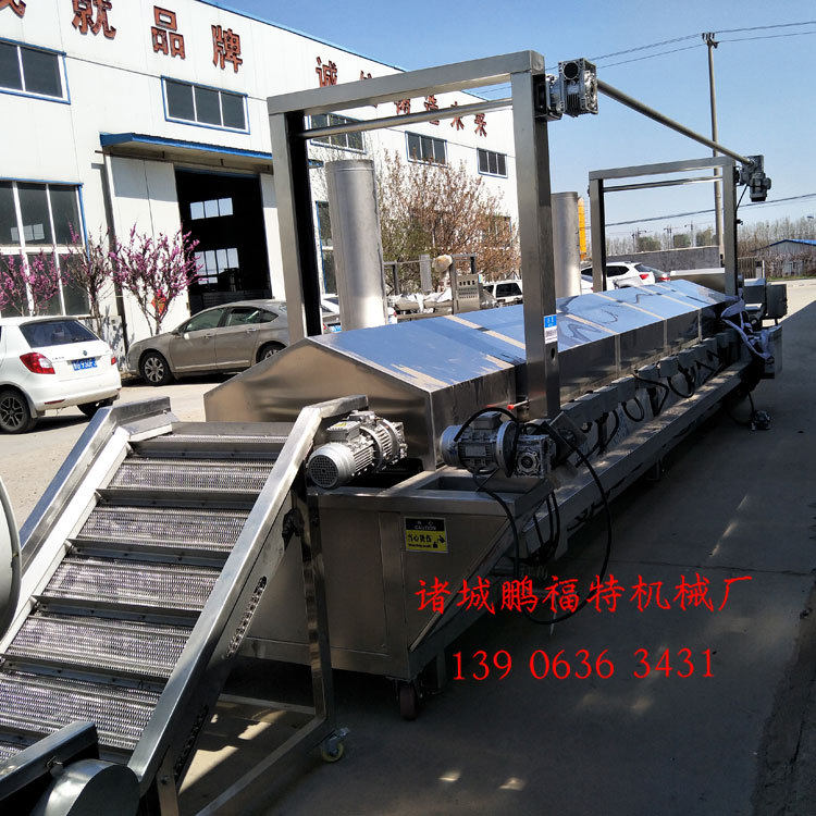 休闲鱼油炸机鱼罐头成套生产线黄岛海鱼产品流水线厂家价格