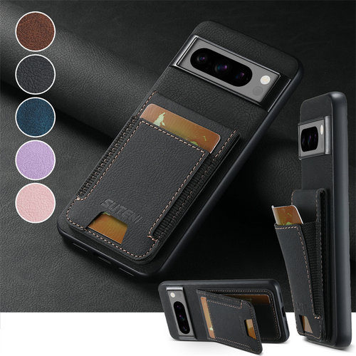 适用于适用谷歌Pixel 8/7/6 Pro手机壳商务插卡包手机套支架款Pix