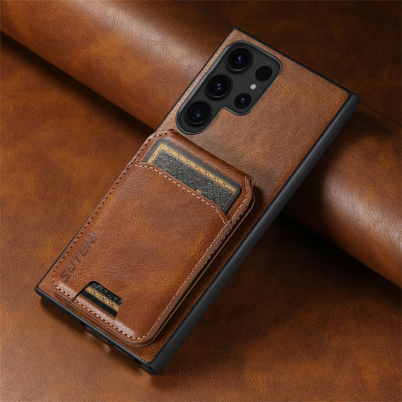 摩士奇适用索尼Xperia 10 V插卡手机壳Xperia 1 IV支架后盖保护套时尚个性简约磁吸卡包保护壳男女新款