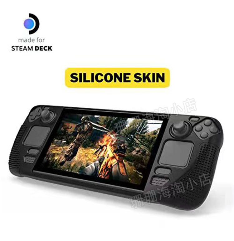 STEAMDECK 실리콘 케이스스팀 데크 케이스미끄럼 방지 고무 소프트 커버충격 흡수 스팀 데크