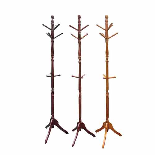 coat rack 木制衣帽架家用经济实用简约落地挂衣架 卧室