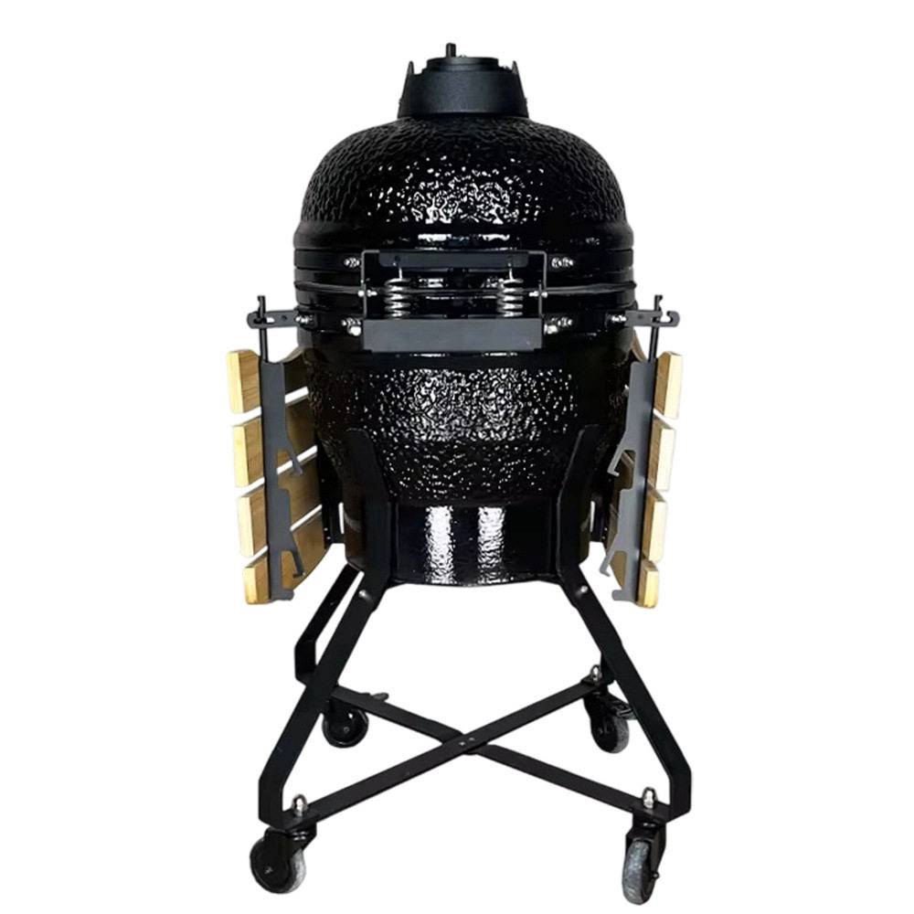 BBQ炭烤烧烤炉陶瓷围炉煮茶18英寸多功能户外烟熏焖烤牛排炉子