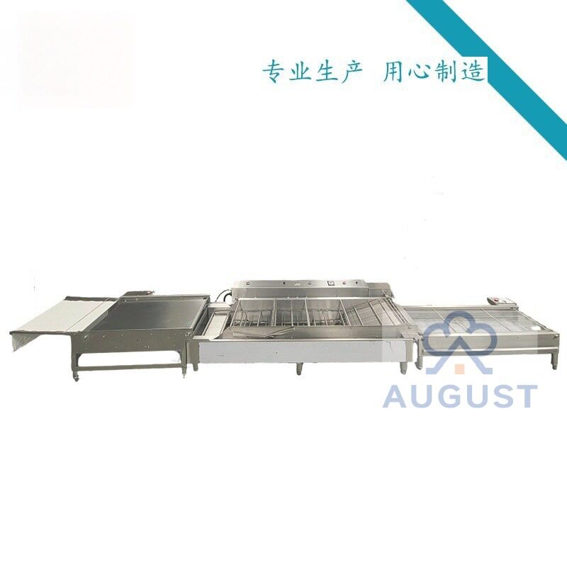 全自动面包甜甜圈油炸传输机波提球型圆圆圈油炸机商用产业用大型