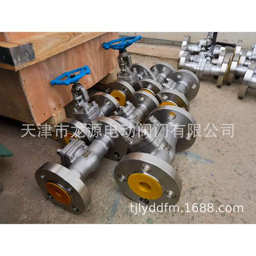 J41W-100高压 超高压截止阀F304/F316锻造 硬密封法兰规格全