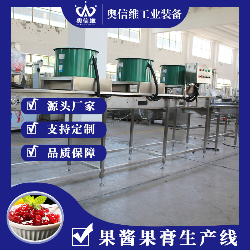 NFC鲜榨果汁加工设备菠萝黄桃果酱加工生产线石榴汁榨汁流水线