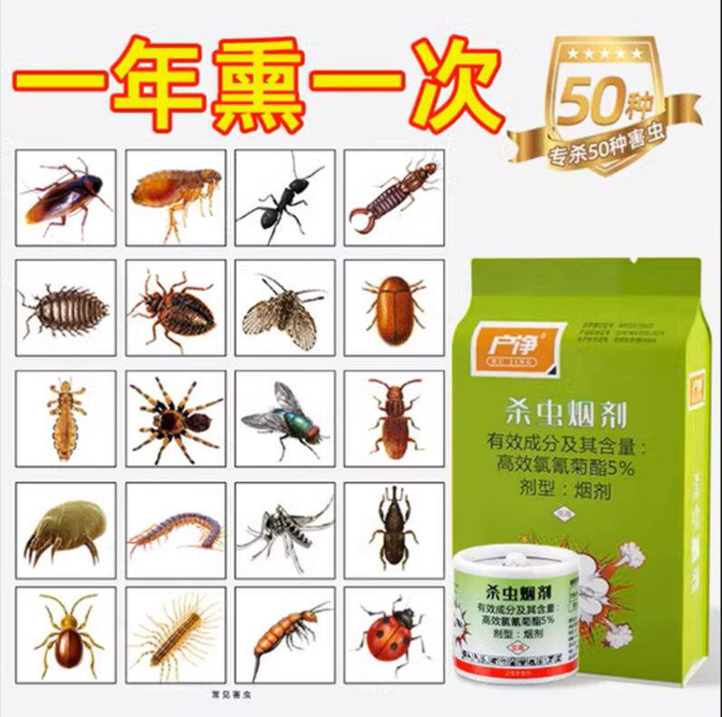 室内烟雾灭蟑螂除跳蚤书虱蚂蚁蚊子小强家专用药强力熏杀蚊臭虫剂