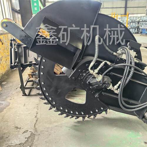 铲车圆盘开沟机 滑移开沟机滑移装载机圆盘开沟机 装载机开沟机